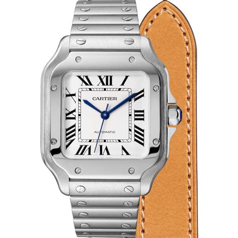 cartier santos price list|cartier santos watch cost.